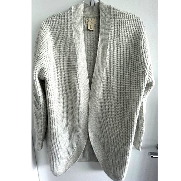 Jessica Simpson Grey Cardigan Sz L - Picture 1 of 6